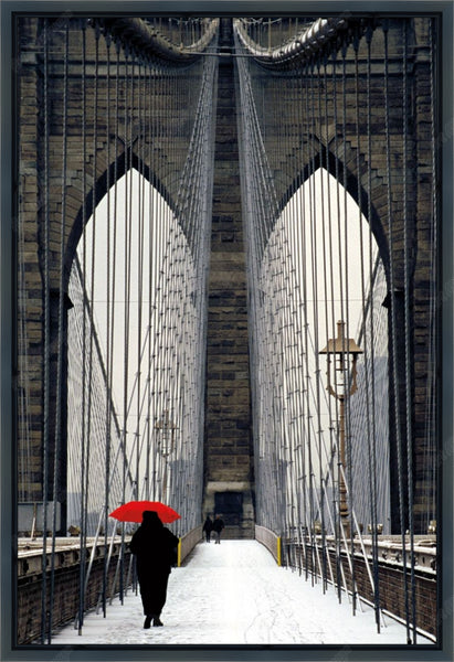 Brooklyn Bridge Meets Red